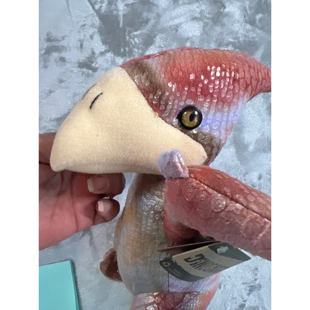 Aurora World Pteranodon Dinosaur Plush Shimmer Scaly‎ Red Orange Purple NWT 2022
